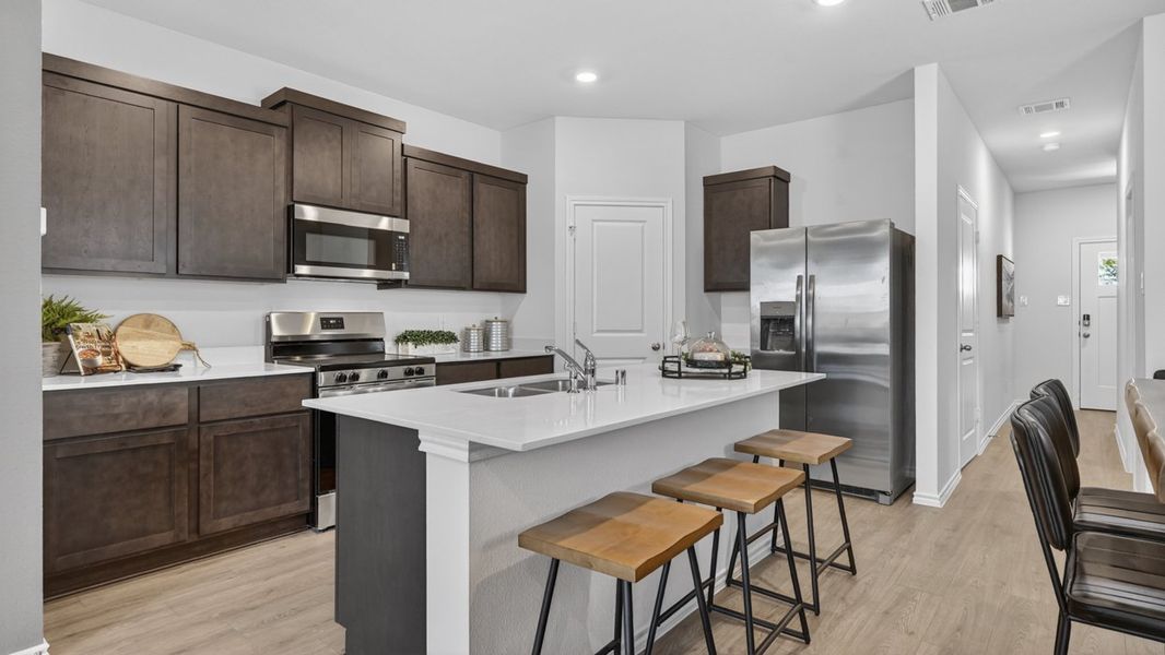 Furnished interior in a model home at Arbor Trails North in Princeton (Image 45).