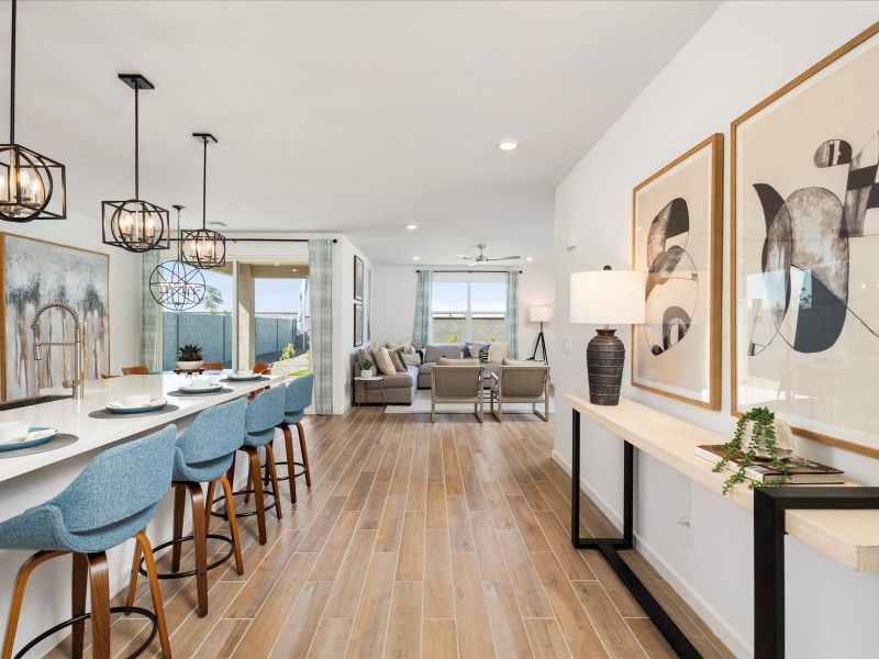 Kitchen in the Arlo Floorplan at Abel Ranch