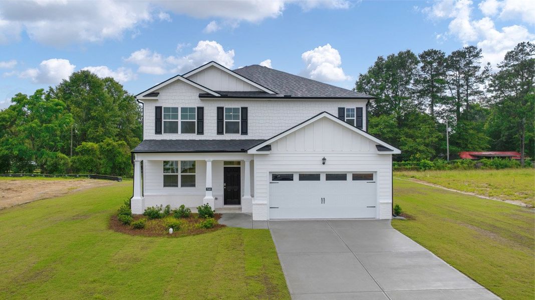 Front exterior of a home in the Chukker Creek Landing community, located in Aiken, SC (Image 1). Front exterior of a home in the Chukker Creek Landing community, located in Aiken, SC (Image 1).
