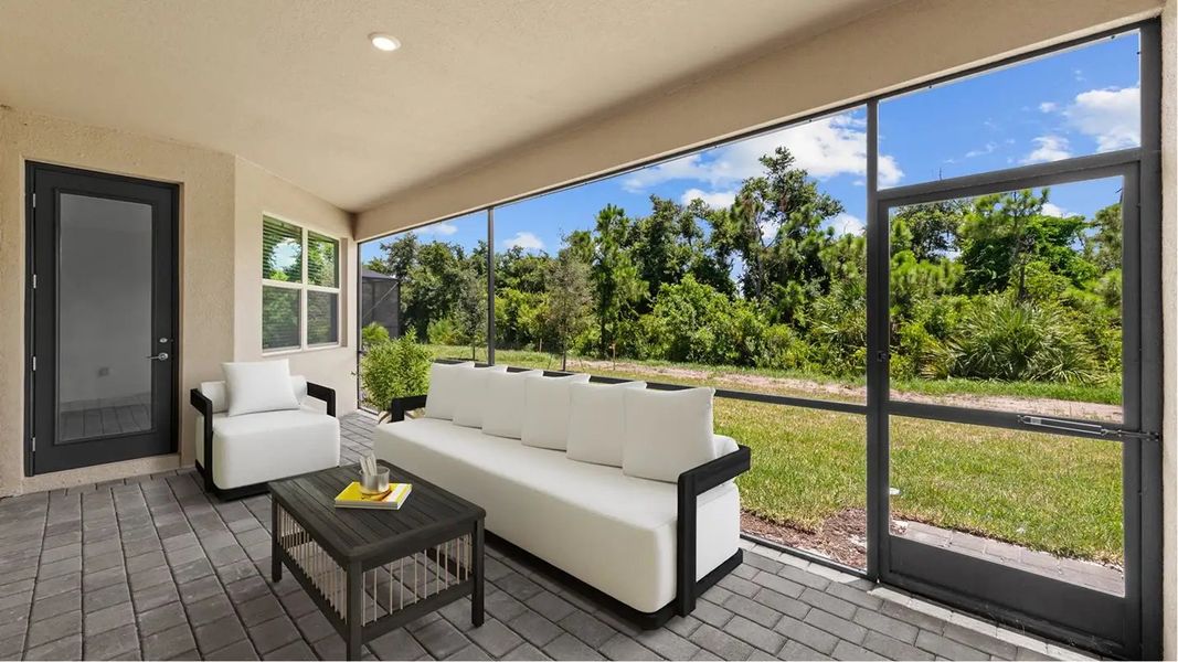 Furnished interior in a model home at Stillwater at Lakewood Ranch: Manor Homes in Lakewood Ranch (Image 15). Furnished interior in a model home at Stillwater at Lakewood Ranch: Manor Homes in Lakewood Ranch (Image 15).