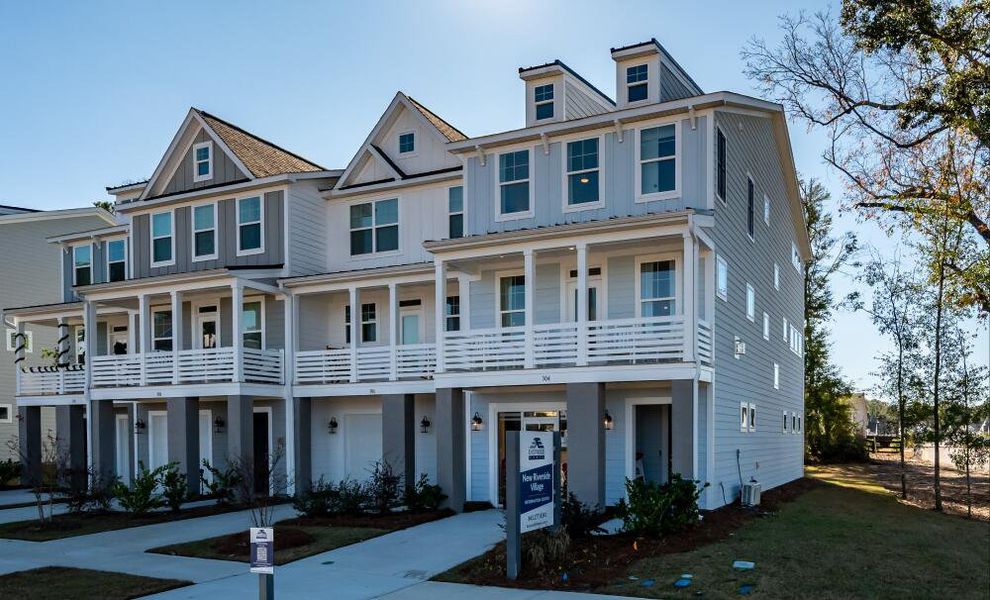 Front exterior of a home in the New Riverside Village community, located in Bluffton, SC (Image 4).