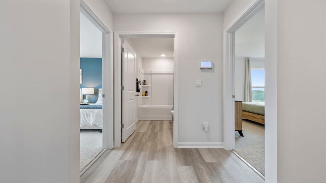 Furnished interior in a model home at Cascade Point in Seneca (Image 6).