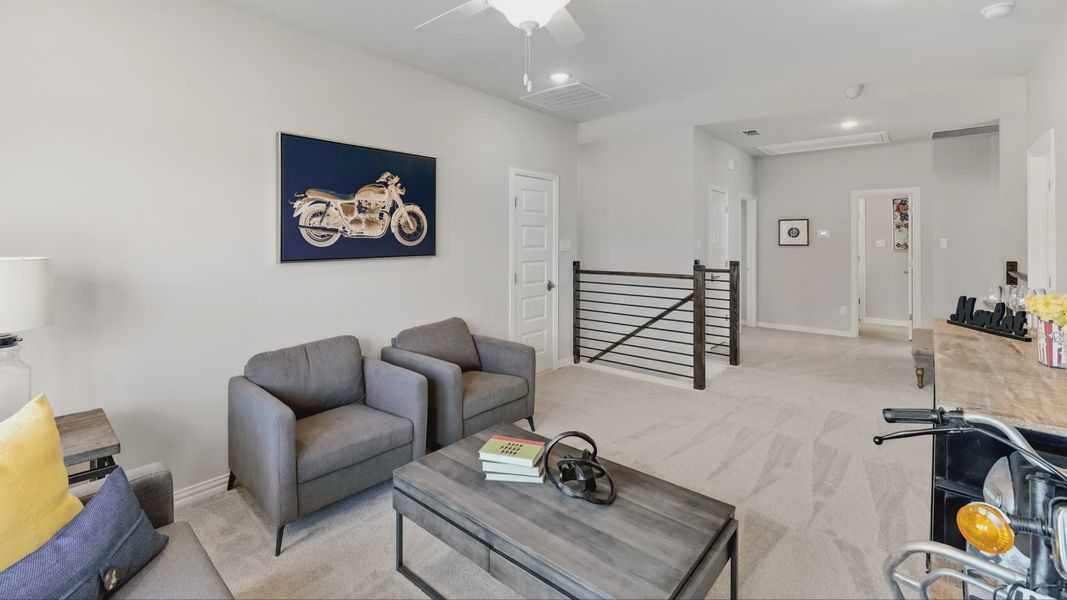 Furnished interior in a model home at Anna Ranch in Anna (Image 30). Furnished interior in a model home at Anna Ranch in Anna (Image 30).