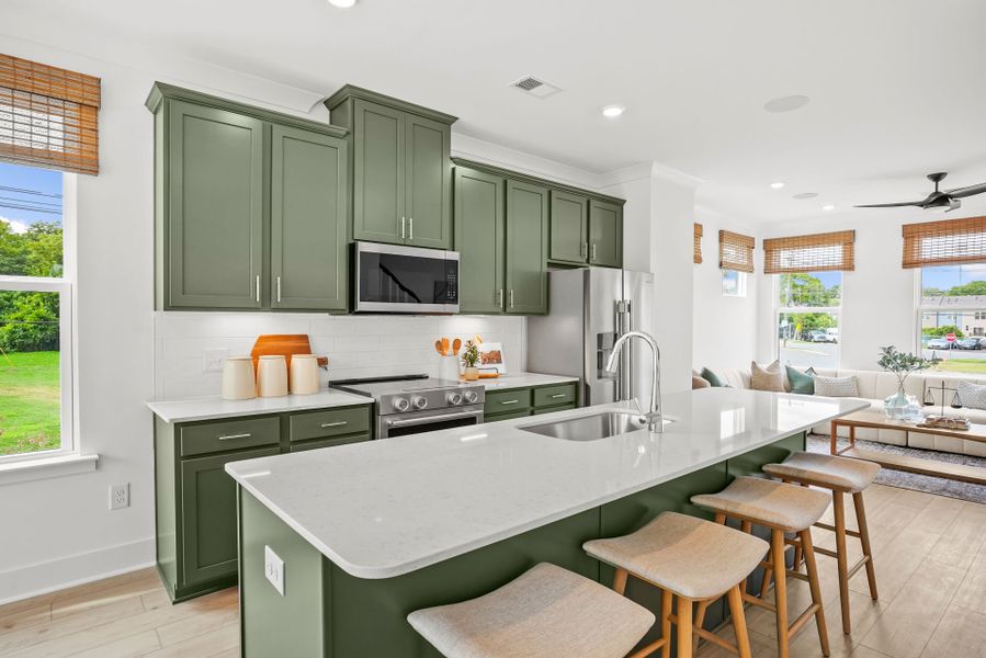 Open Kitchen with an island Open Kitchen with an island