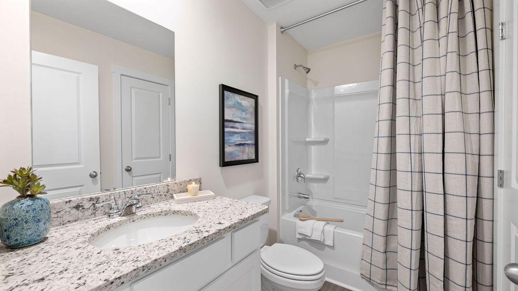 Furnished interior in a model home at Owensby Farms Townhomes in Dayton (Image 21).