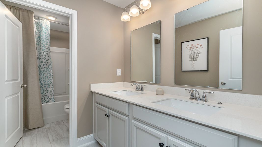 Furnished interior in a model home at Livingston Woods in Irmo (Image 13).