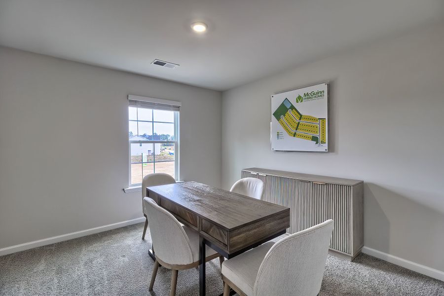 Furnished interior in a model home at Rivers Crossing in Aiken (Image 35).