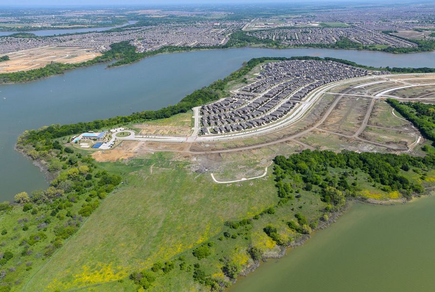 Site preparation and early development at Valencia on the Lake in Little Elm, TX (Image 20).
