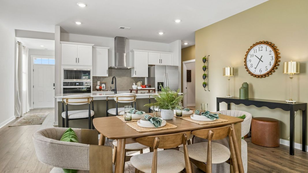 Furnished interior in a model home at Reserve at Hickory Ridge in Columbia (Image 78).