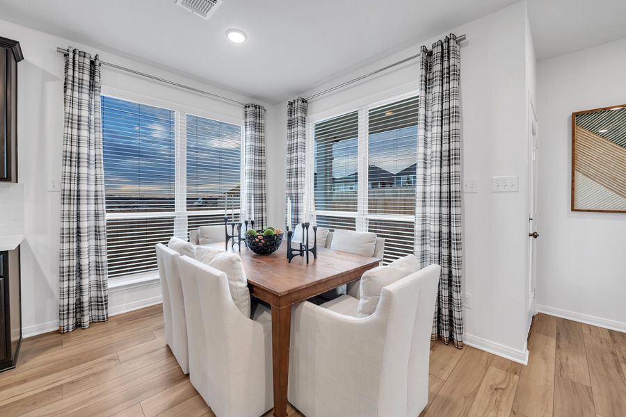 Furnished interior in a model home at The Village at Elm Creek in Troy (Image 19).