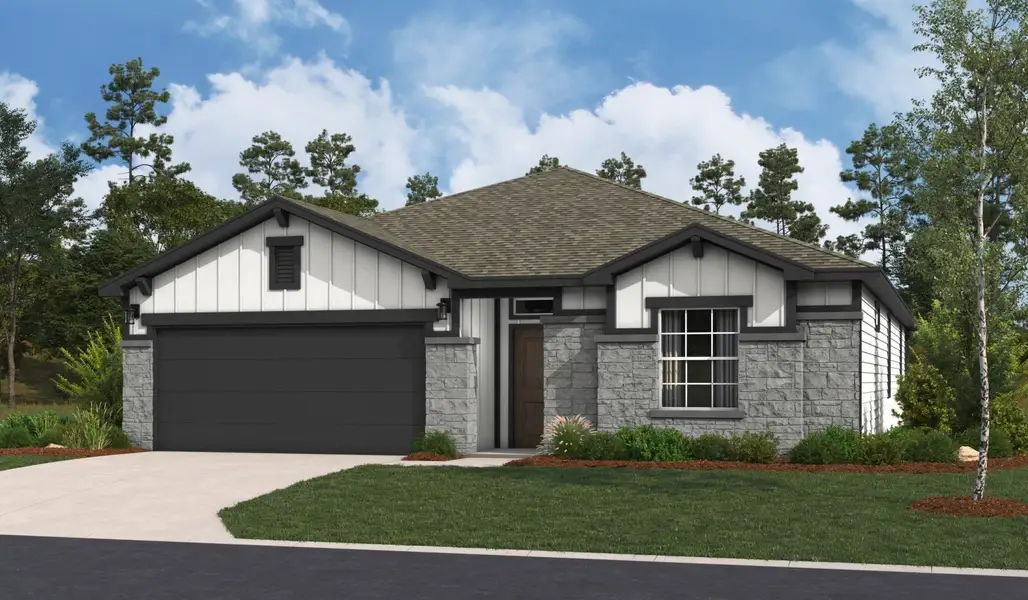 Front exterior of a home in the Veranda Signature community, located in San Antonio, TX (Image 13).