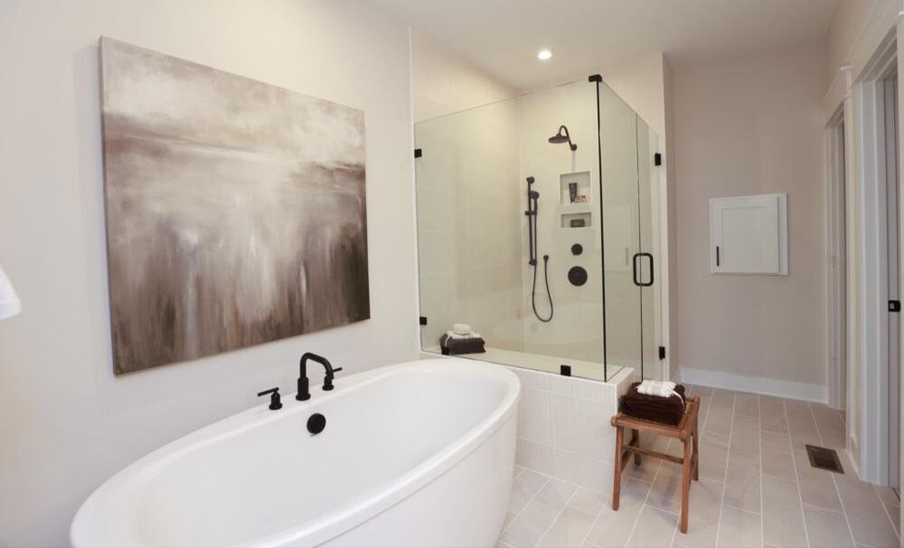 Furnished interior in a model home at Redland in Advance (Image 21).