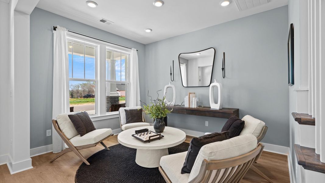 Exclusive living space with tasteful touches, natural light, and a vibrant open-concept feel