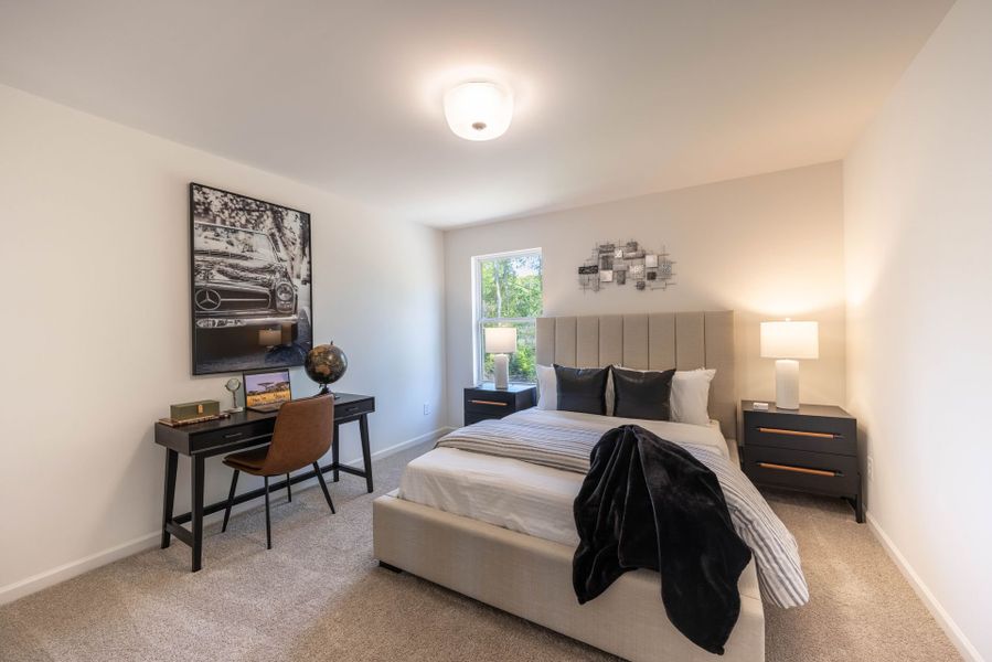 Furnished interior in a model home at College Park in Louisburg (Image 16). Furnished interior in a model home at College Park in Louisburg (Image 16).