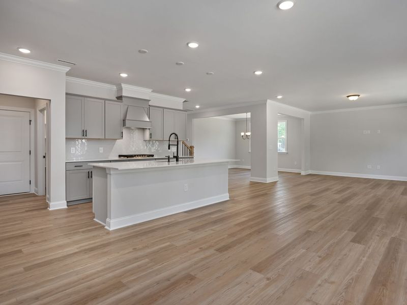 Furnished interior in a model home at Rockport in Wake Forest (Image 32).