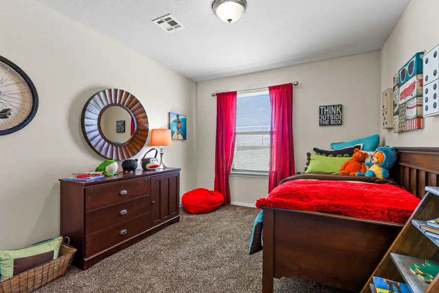 Furnished interior in a model home at Rancho Desierto Bello in Horizon City (Image 3).