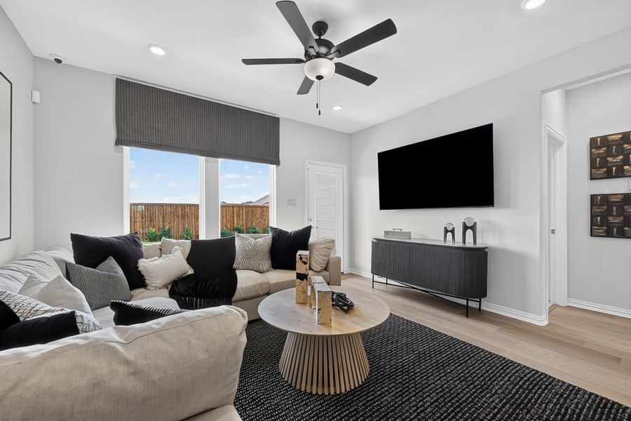 Furnished interior in a model home at Madero 50s in Haslet (Image 141). Furnished interior in a model home at Madero 50s in Haslet (Image 141).