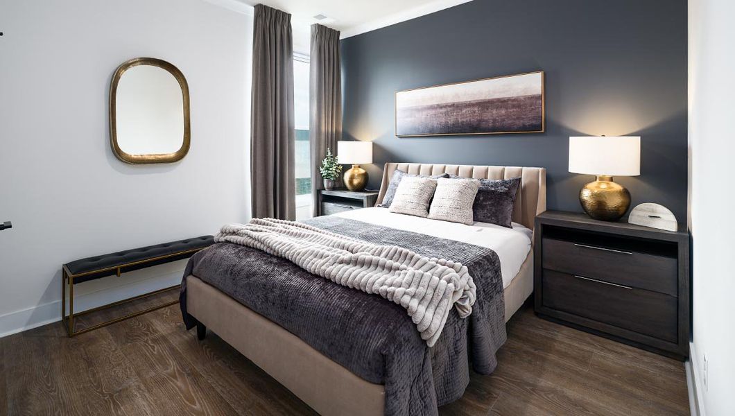 Furnished interior in a model home at Sanctuary at Southgate in Indian Trail (Image 33). Furnished interior in a model home at Sanctuary at Southgate in Indian Trail (Image 33).