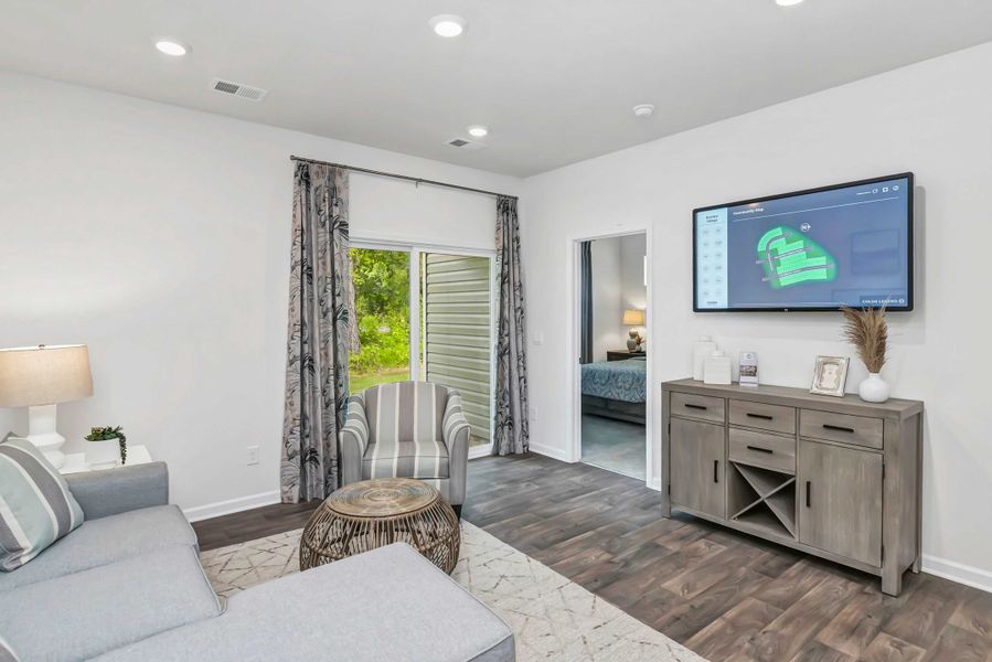 Furnished interior in a model home at Willow Commons in Lugoff (Image 19).