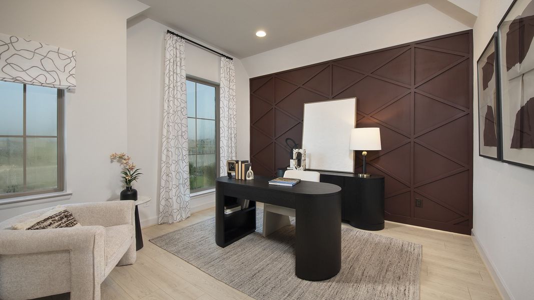 Furnished interior in a model home at Revera 50' in Richmond (Image 6).