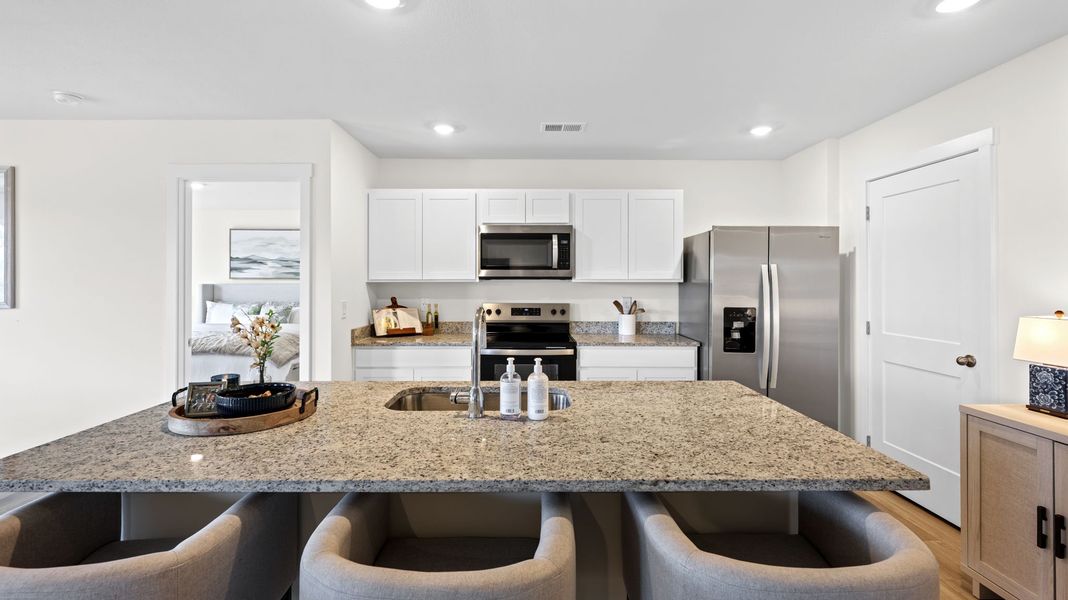 Furnished interior in a model home at Prairie Pass Express in Apison (Image 14).