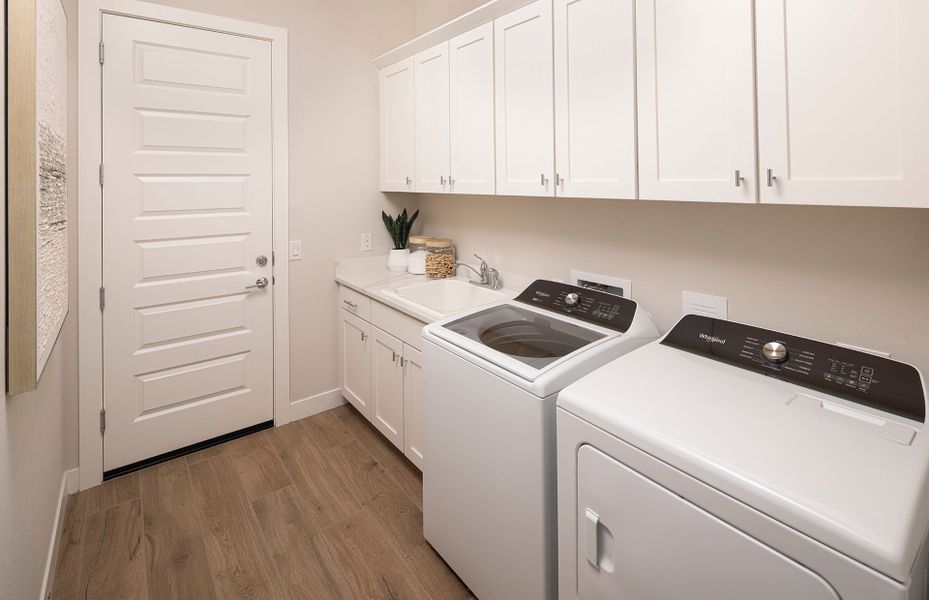 Furnished interior in a model home at Jorde Farms in Queen Creek (Image 16).