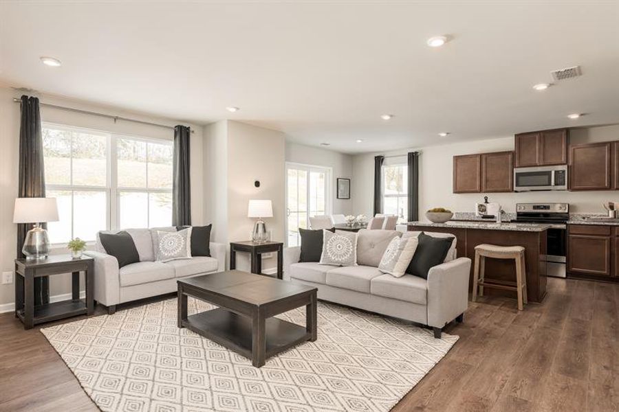 Furnished interior in a model home at Aspen Meadows in Hampton (Image 14).
