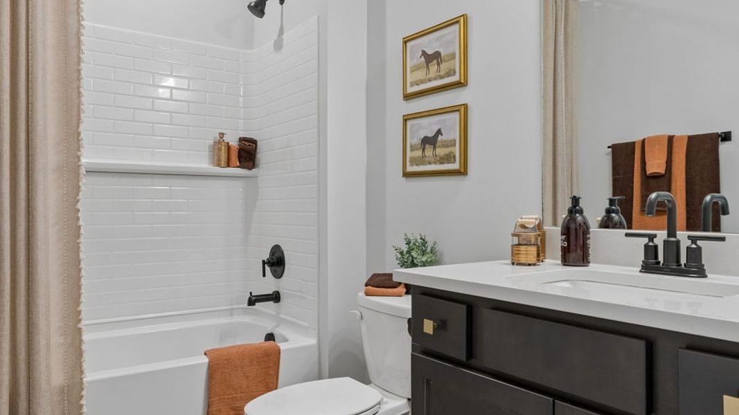 Furnished interior in a model home at Reserve at Hickory Ridge in Columbia (Image 58).