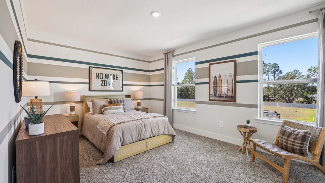 Furnished interior in a model home at Tartan Farms at Winding Oaks in Ocala (Image 15).