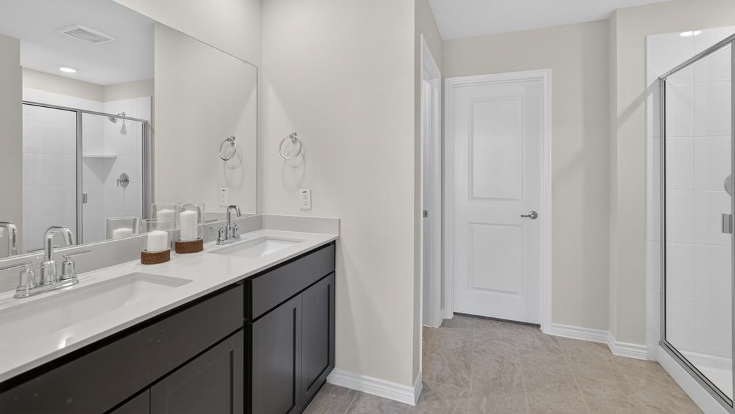 Furnished interior in a model home at Windchime in Celina (Image 57). Furnished interior in a model home at Windchime in Celina (Image 57).