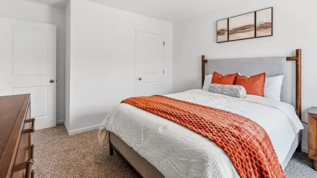 Furnished interior in a model home at Cherokee Overlook in Sevierville (Image 29).