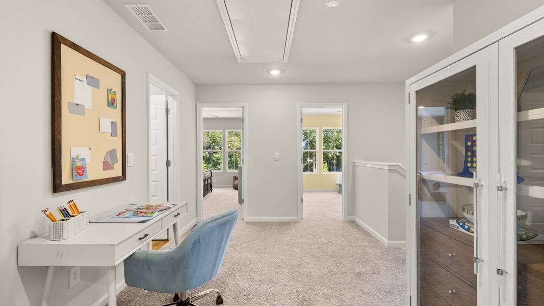 Furnished interior in a model home at Brookland Commons in Monroe (Image 22).