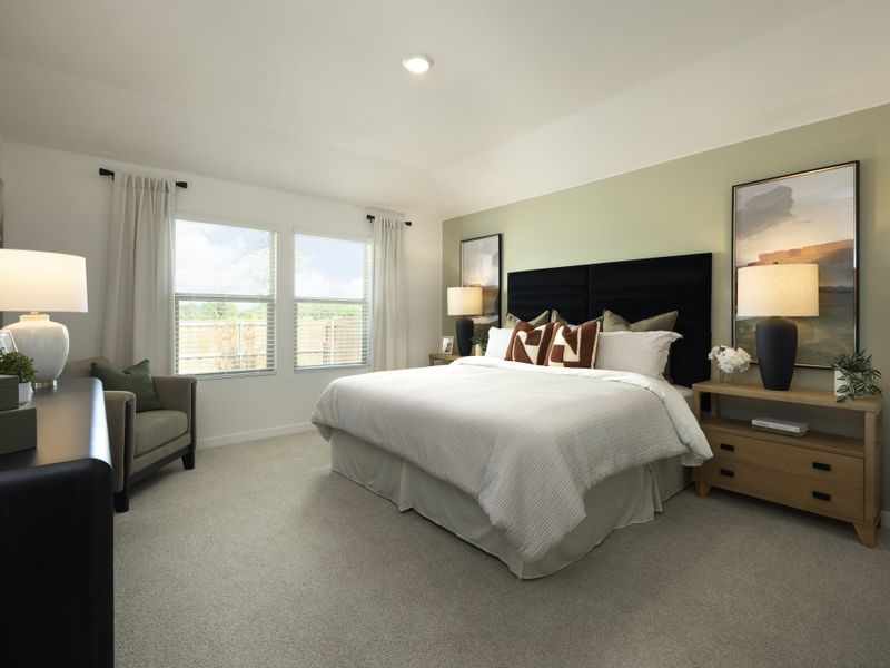 Furnished interior in a model home at Morgan Farms in Josephine (Image 10). Furnished interior in a model home at Morgan Farms in Josephine (Image 10).
