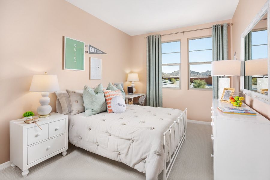 Furnished interior in a model home at Acacia Foothills at Estrella: Acacia Foothills II in Goodyear (Image 7).