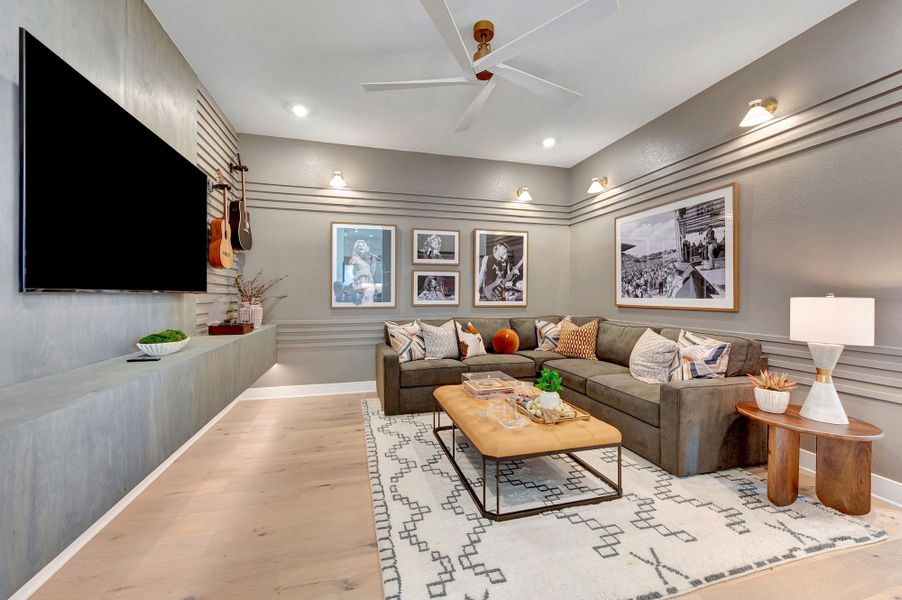 Furnished interior in a model home at Kissing Tree – Vista Series in San Marcos (Image 43). Furnished interior in a model home at Kissing Tree – Vista Series in San Marcos (Image 43).