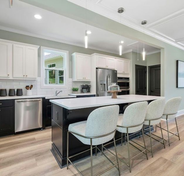 Furnished interior in a model home at Madeira in Acworth (Image 8). Furnished interior in a model home at Madeira in Acworth (Image 8).