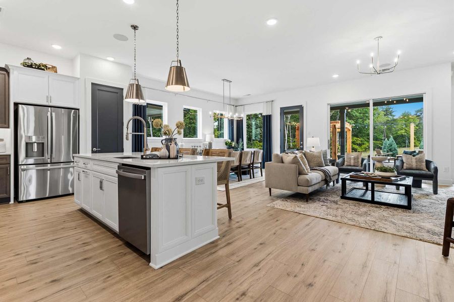 Furnished interior in a model home at Lanier Landing - Retreat Collection in Gainesville (Image 8).
