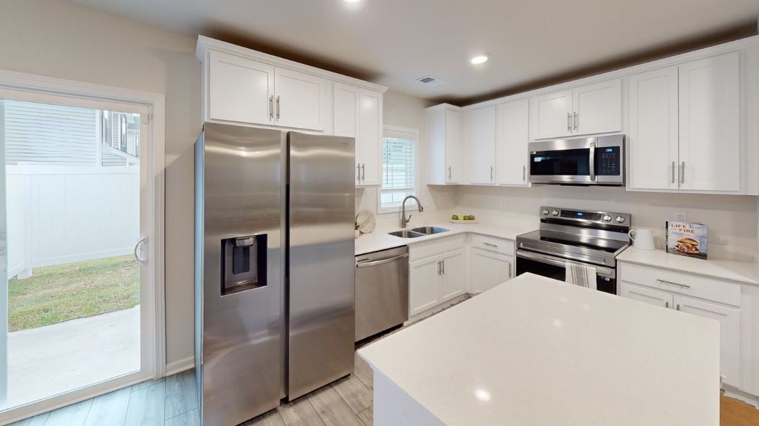 Furnished interior in a model home at Village at Boulware in Lugoff (Image 37).