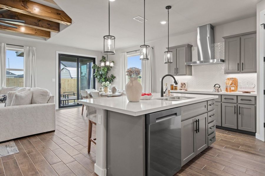 Furnished interior in a model home at Las Cruces in Alamo (Image 30).