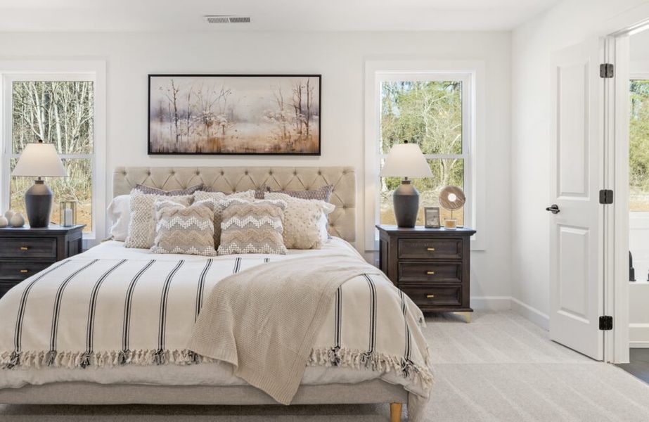 Furnished interior in a model home at The Reserve at Knollwood in Canton (Image 14).