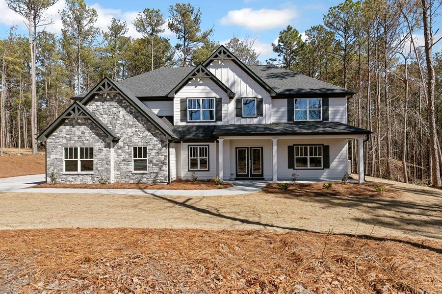 Front exterior of a home in the Liberty Station community, located in Bremen, GA (Image 9).