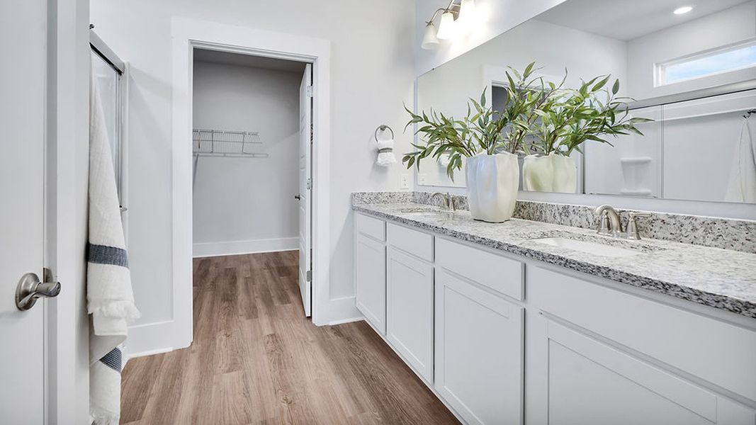 Furnished interior in a model home at Rolling Hills in Bolivia (Image 17). Furnished interior in a model home at Rolling Hills in Bolivia (Image 17).