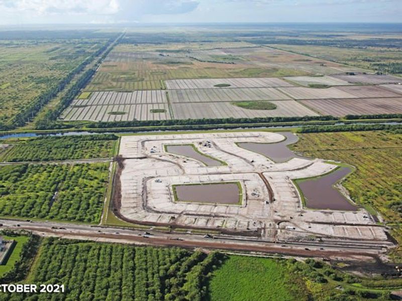 Site preparation and early development at BELTERRA in Port St. Lucie, FL (Image 118).