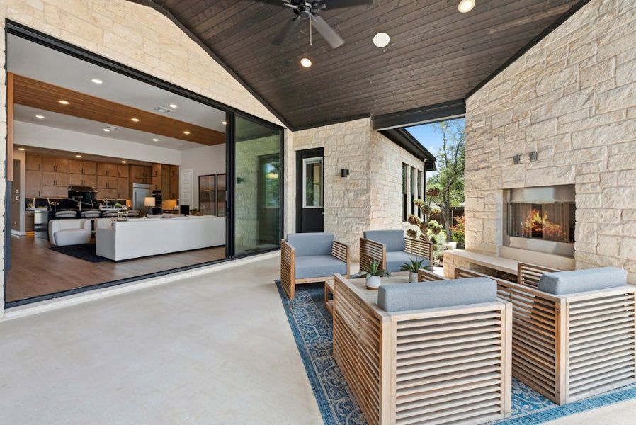 Exterior details of a home in Riverstone, Georgetown (Image 3).