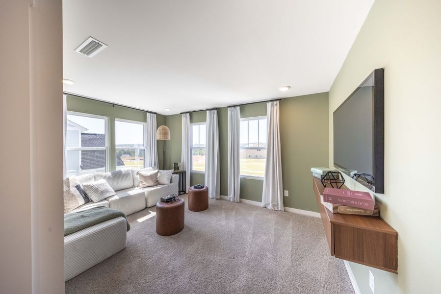 Furnished interior in a model home at Beaver Creek in Statesville (Image 8). Furnished interior in a model home at Beaver Creek in Statesville (Image 8).