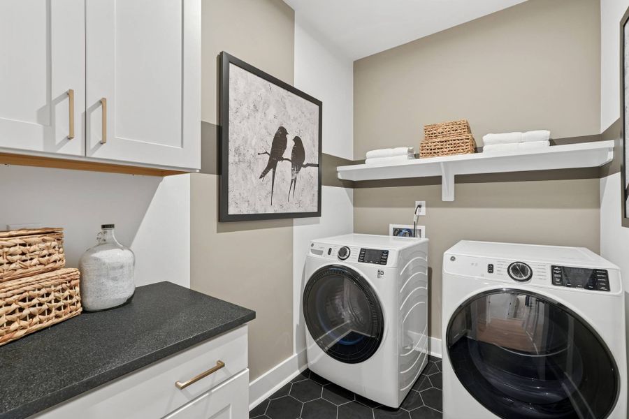 Furnished interior in a model home at The Pines Collection at Serenity in Fuquay Varina (Image 17).