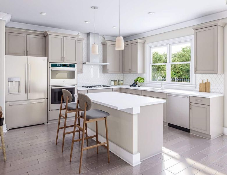 Furnished interior in a model home at Chatham Park in Pittsboro (Image 52).