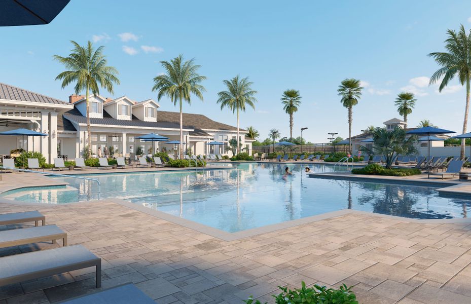 TerraWalk at Babcock Ranch offers a resort-lifestyle community with luxury new construction homes