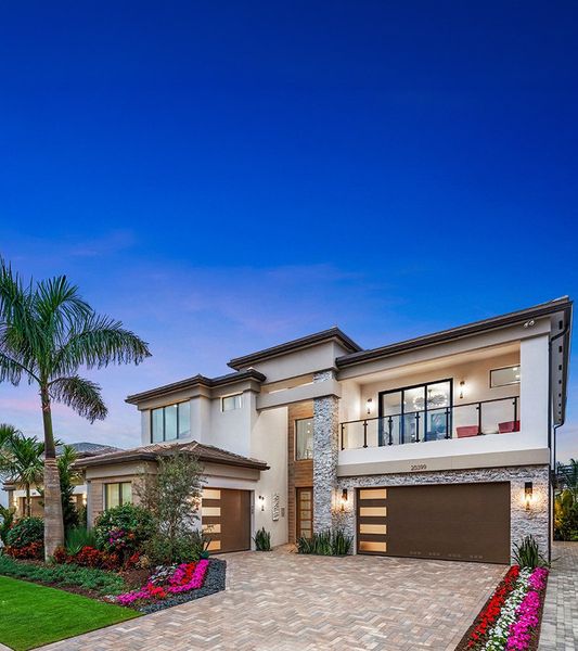 Front exterior of a home in the Lotus Edge community, located in Boca Raton, FL (Image 4). Front exterior of a home in the Lotus Edge community, located in Boca Raton, FL (Image 4).