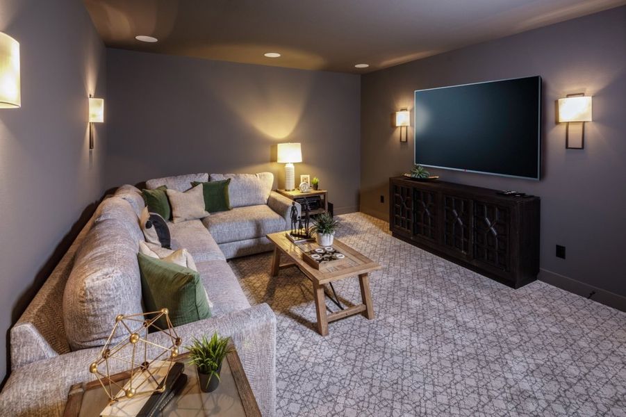 Furnished interior in a model home at Towne Lake in Cypress (Image 12).